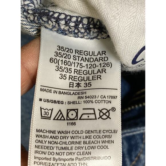 GAP Low Stride Women’s Loose (wide Legs) Jeans Size 35/ 20R - Picture 3 of 9